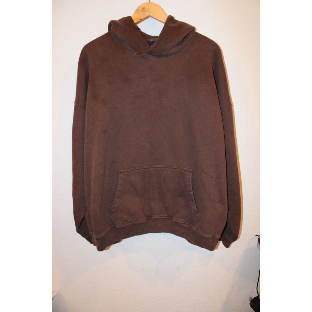 Abercrombie and Fitch brown soft as f pull over hoodie